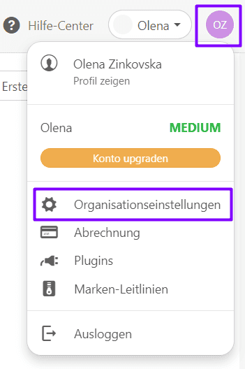 Hinzufügen einer benutzerdefinierten Schriftart zu Ihrem Stripo-Konto