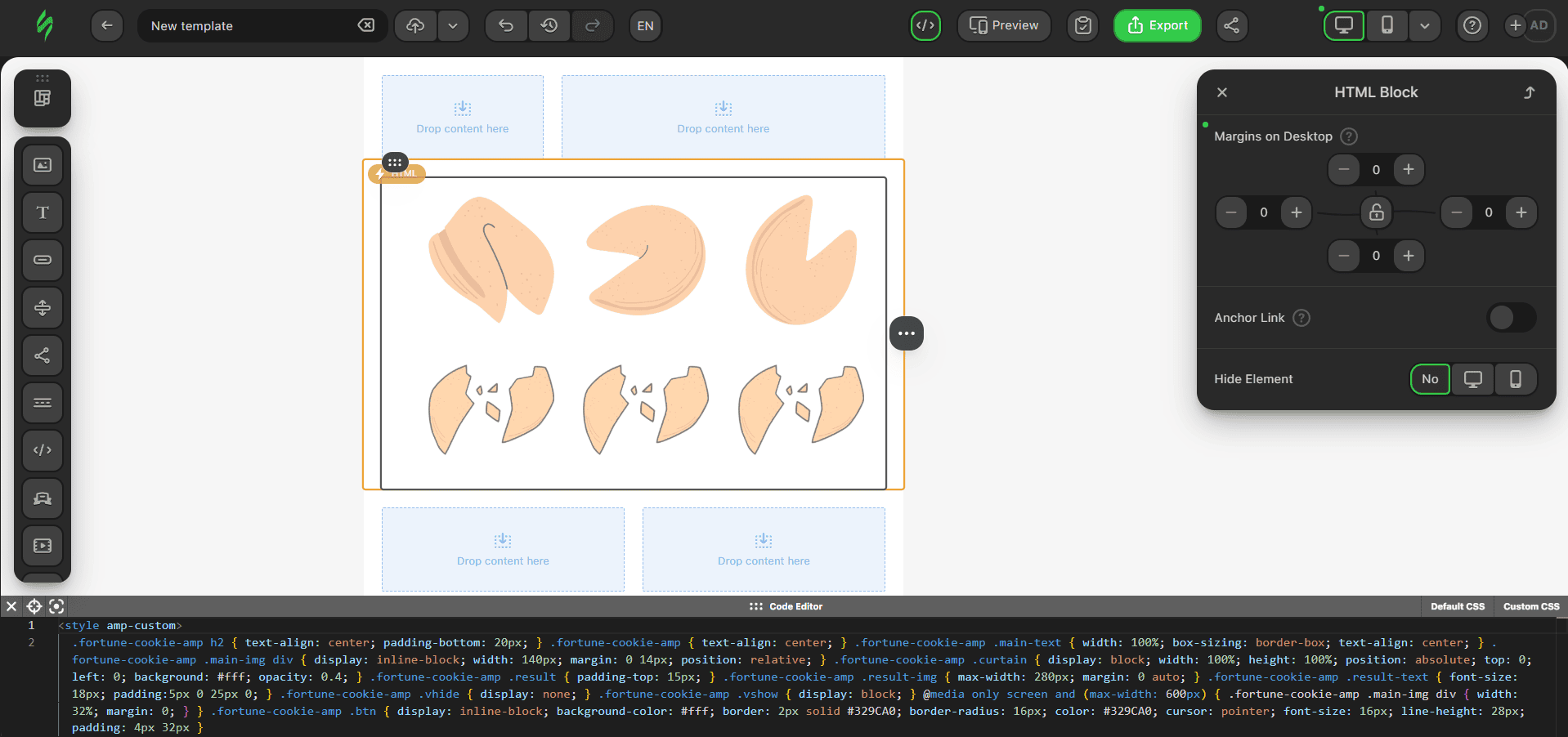 Basic layout of the game