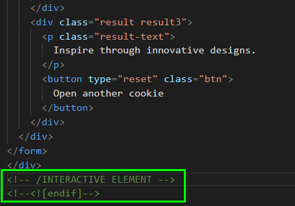 Important fallback code piece