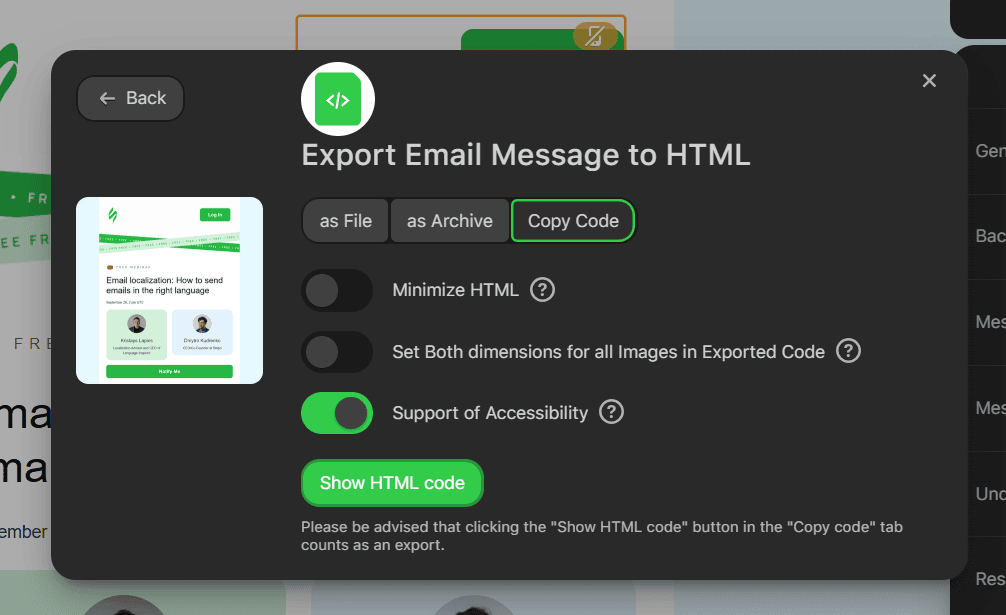 Accessibility in HTML email Accessibility in HTML email