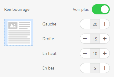 Largeur d'e-mail pour les boutons_D&eacute;finition de l'espace Witspace pour les boutons