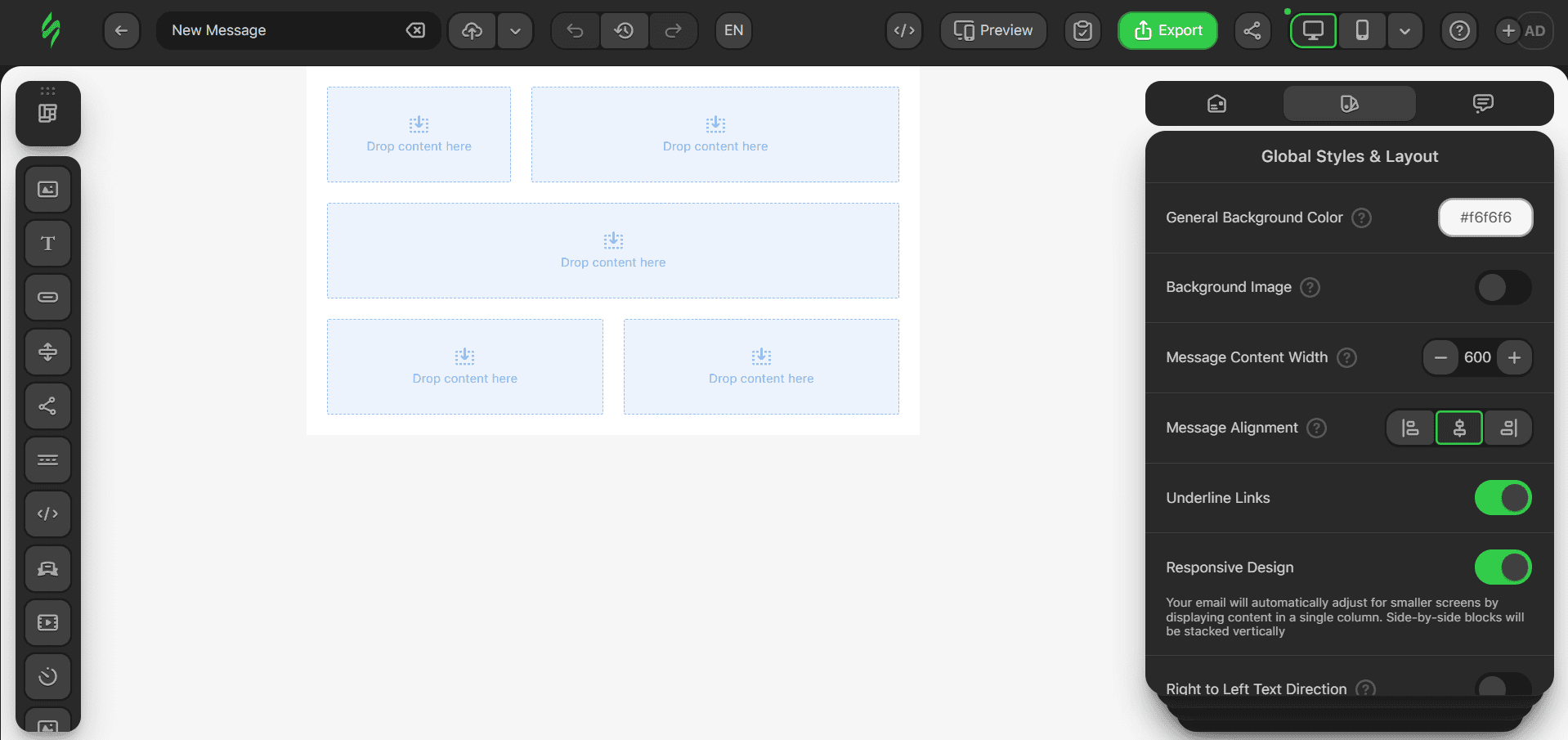 Modelo de e-mail b&aacute;sico