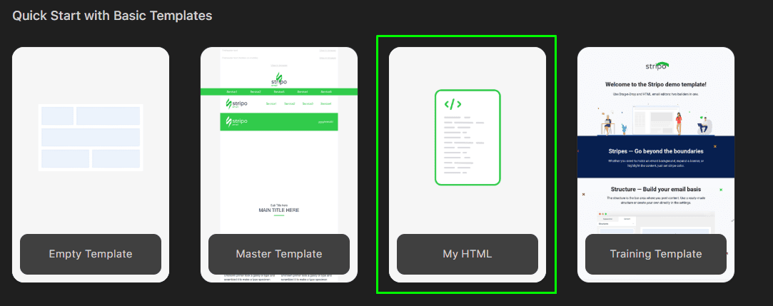 Modelo de e-mail HTML