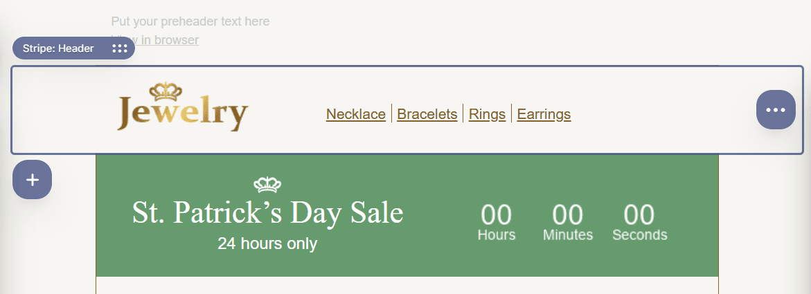 Modelo de cabe&ccedil;alho