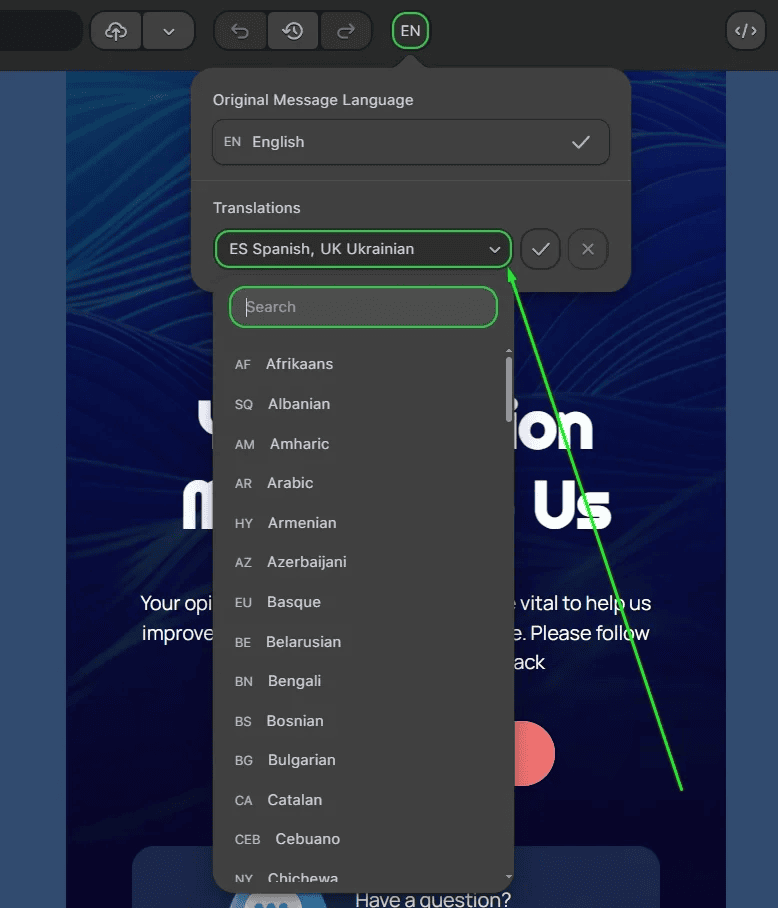 Sele&ccedil;&atilde;o de idioma