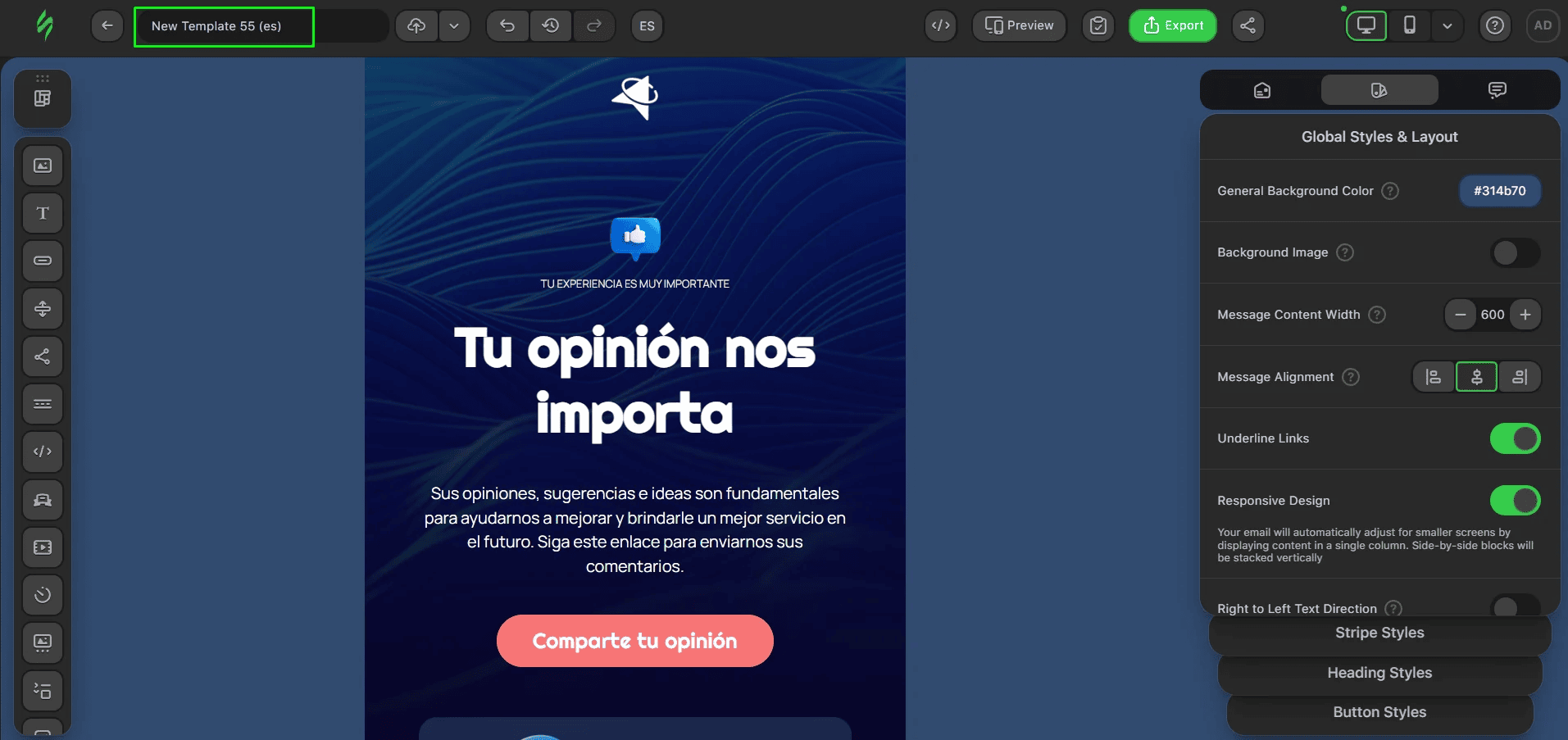 Vers&atilde;o traduzida do e-mail