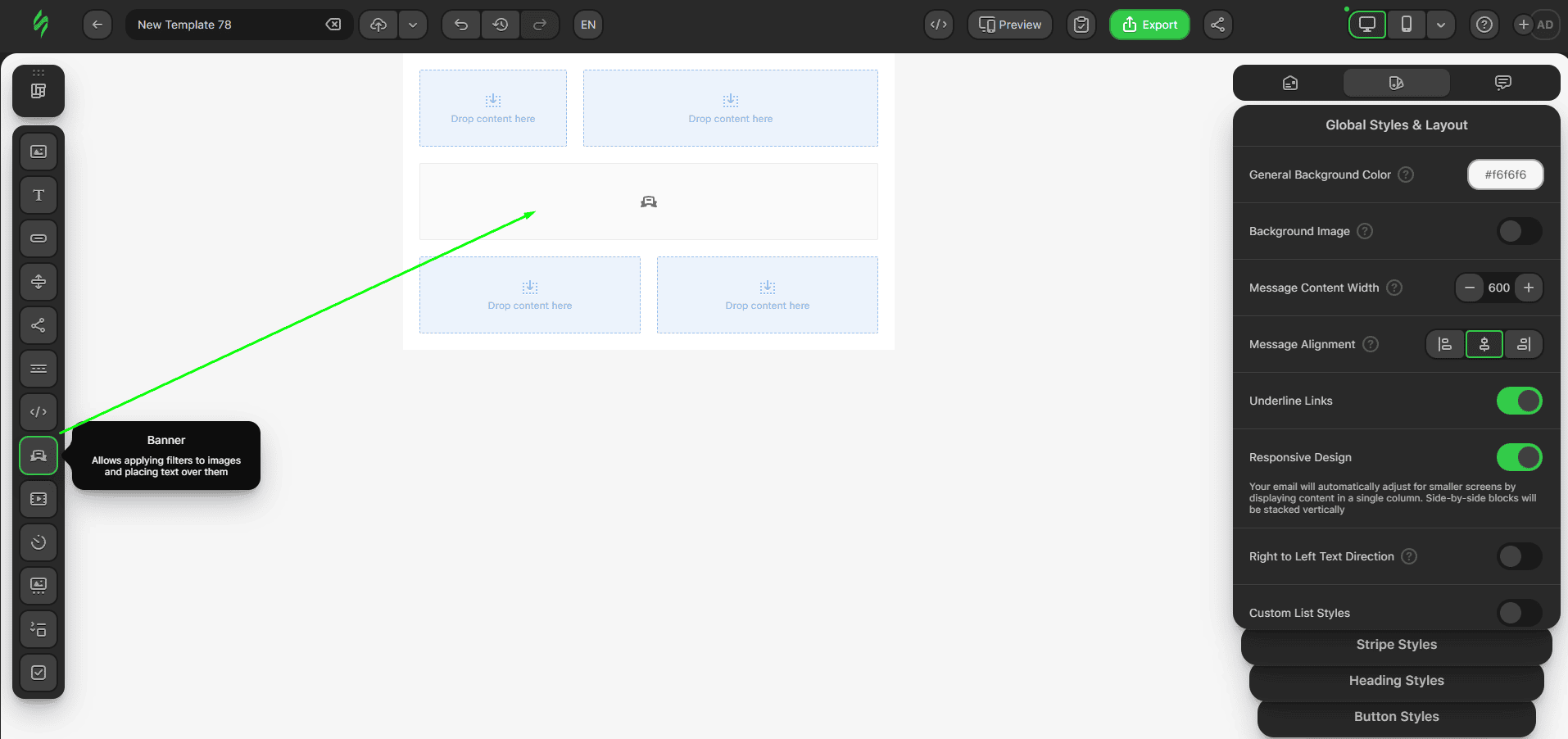 Adicionando um bloco de banner