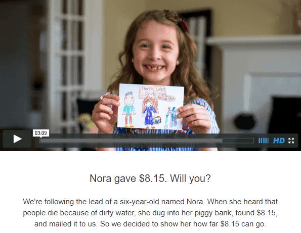 Exemplo de v&iacute;deo em e-mail