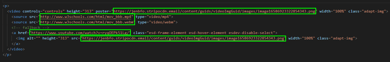 Op&ccedil;&otilde;es de personaliza&ccedil;&atilde;o do v&iacute;deo incorporado