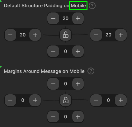 Op&ccedil;&otilde;es de visualiza&ccedil;&atilde;o mobile