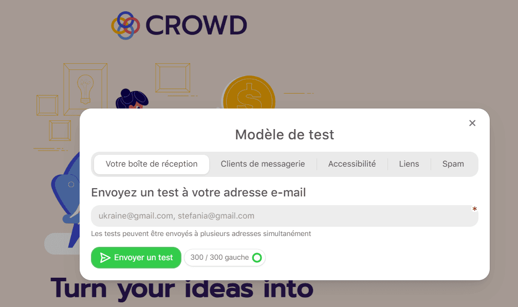 Envoi d'e-mails à des comptes Outlook pour des tests en direct Envoi d'e-mails à des comptes Outlook pour des tests en direct