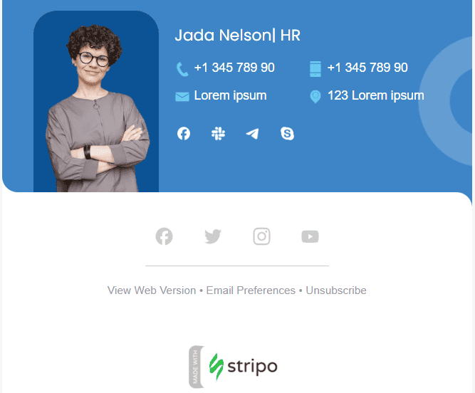 Приклад підпису листа