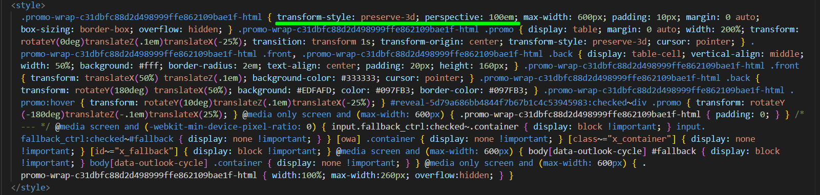 Base styles for flip card layout Base styles for flip card layout