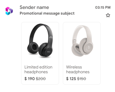 Пример аннотации карусели