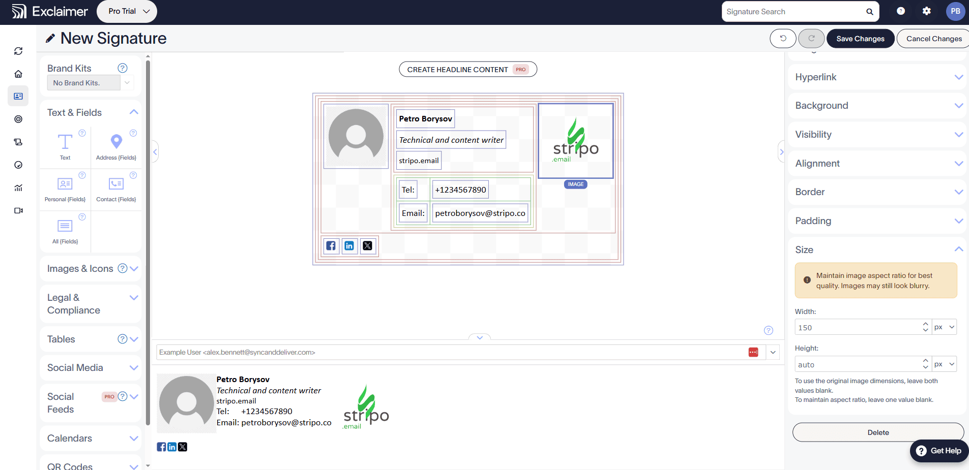 Exclaimer _ Email signature generator