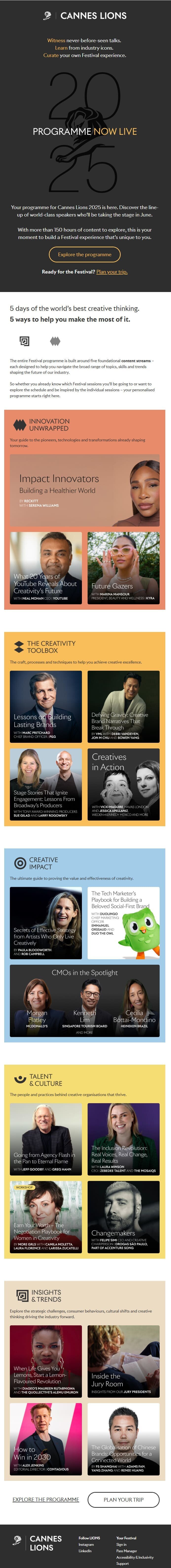 Example of a launch email for an innovative product