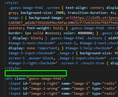Place fallback code here