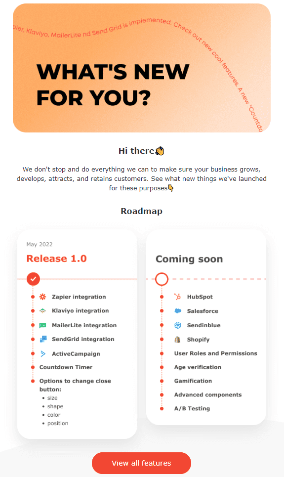 Ejemplo de Newsletter de Claspo Ejemplo de Newsletter de Claspo