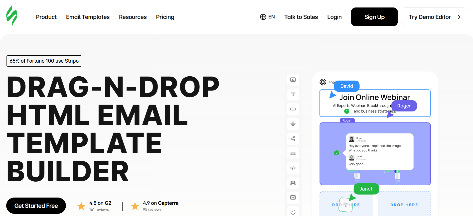 Stripo email template builder