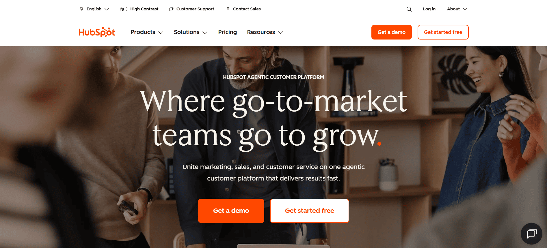 Plataforma de email marketing HubSpot