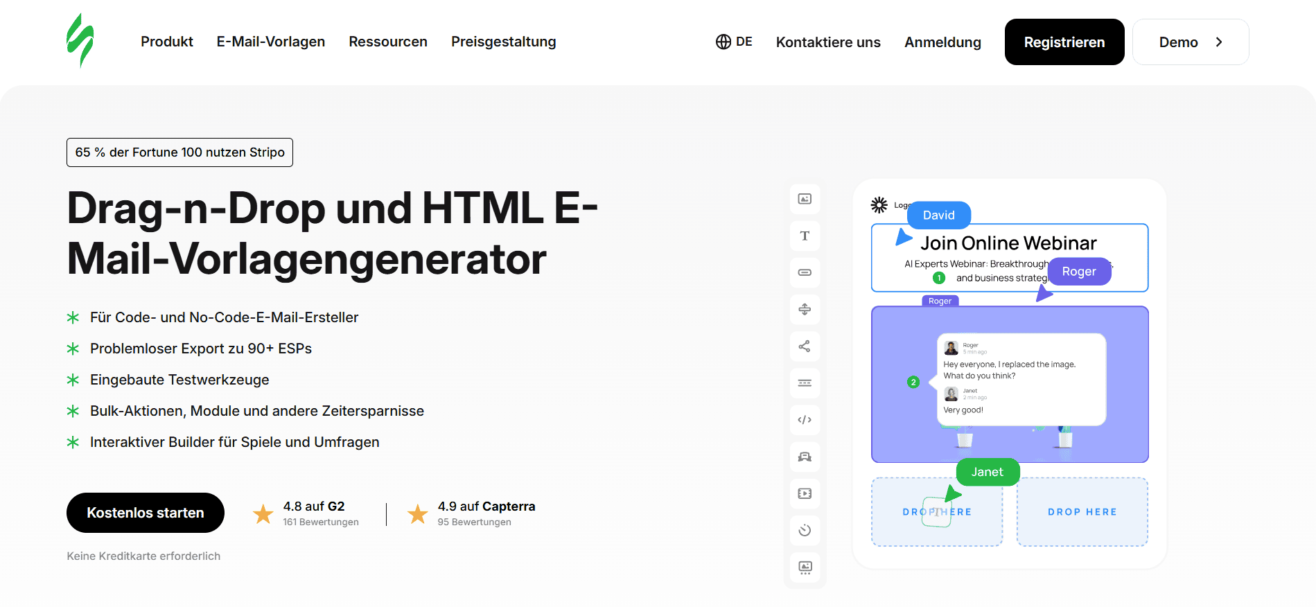 Stripo &ndash; E-Mail-Vorlagen-Generator