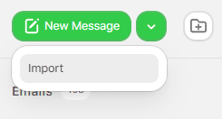 Import feature button Import feature button
