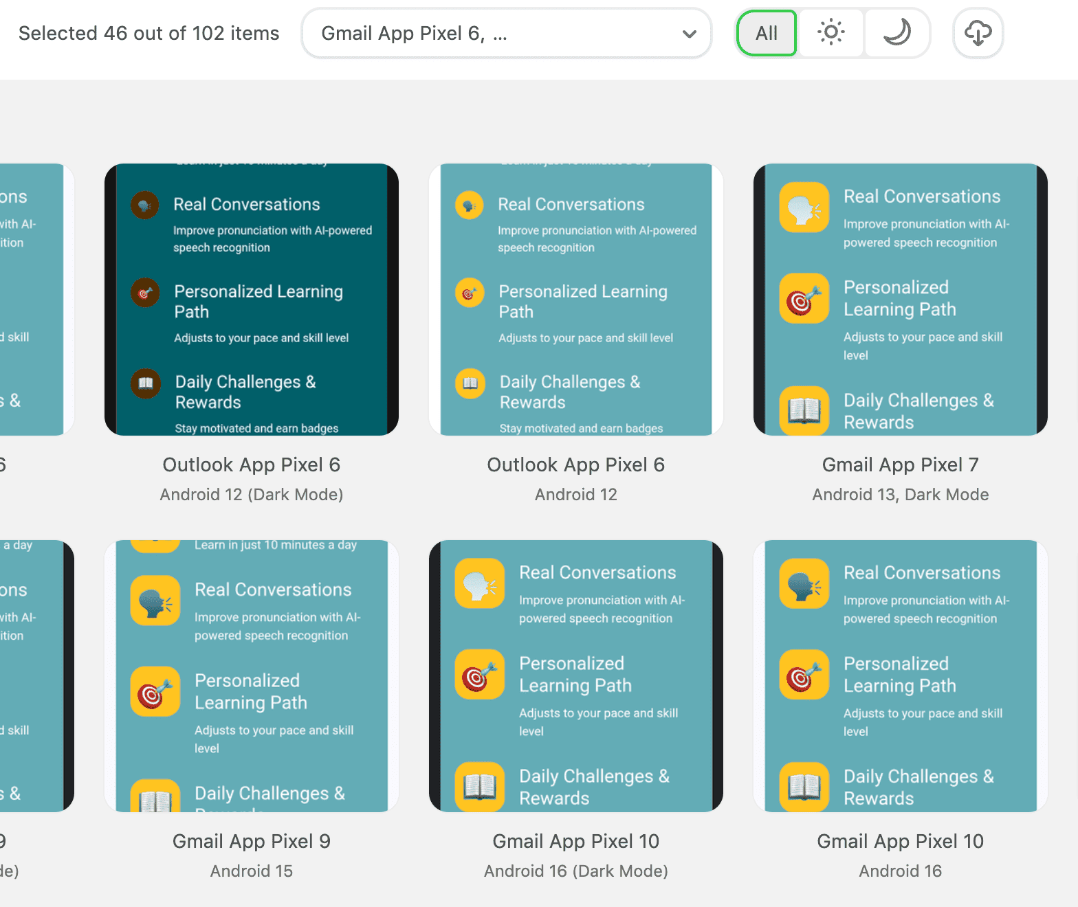 How email template looks in different email clients