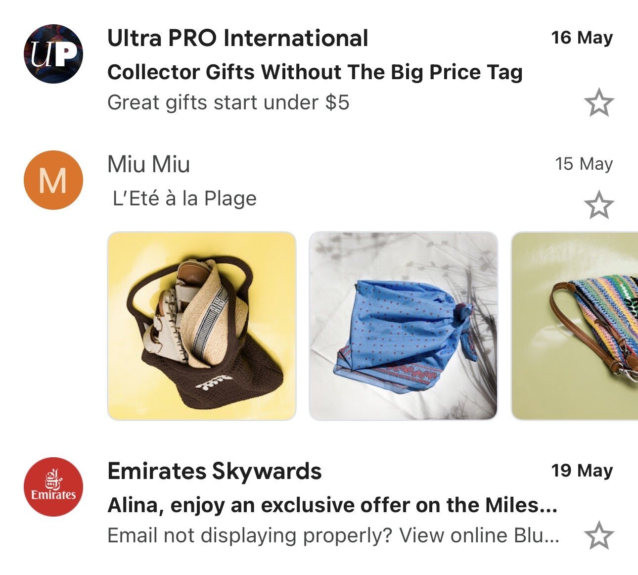 Gmail promotions tab annotations example