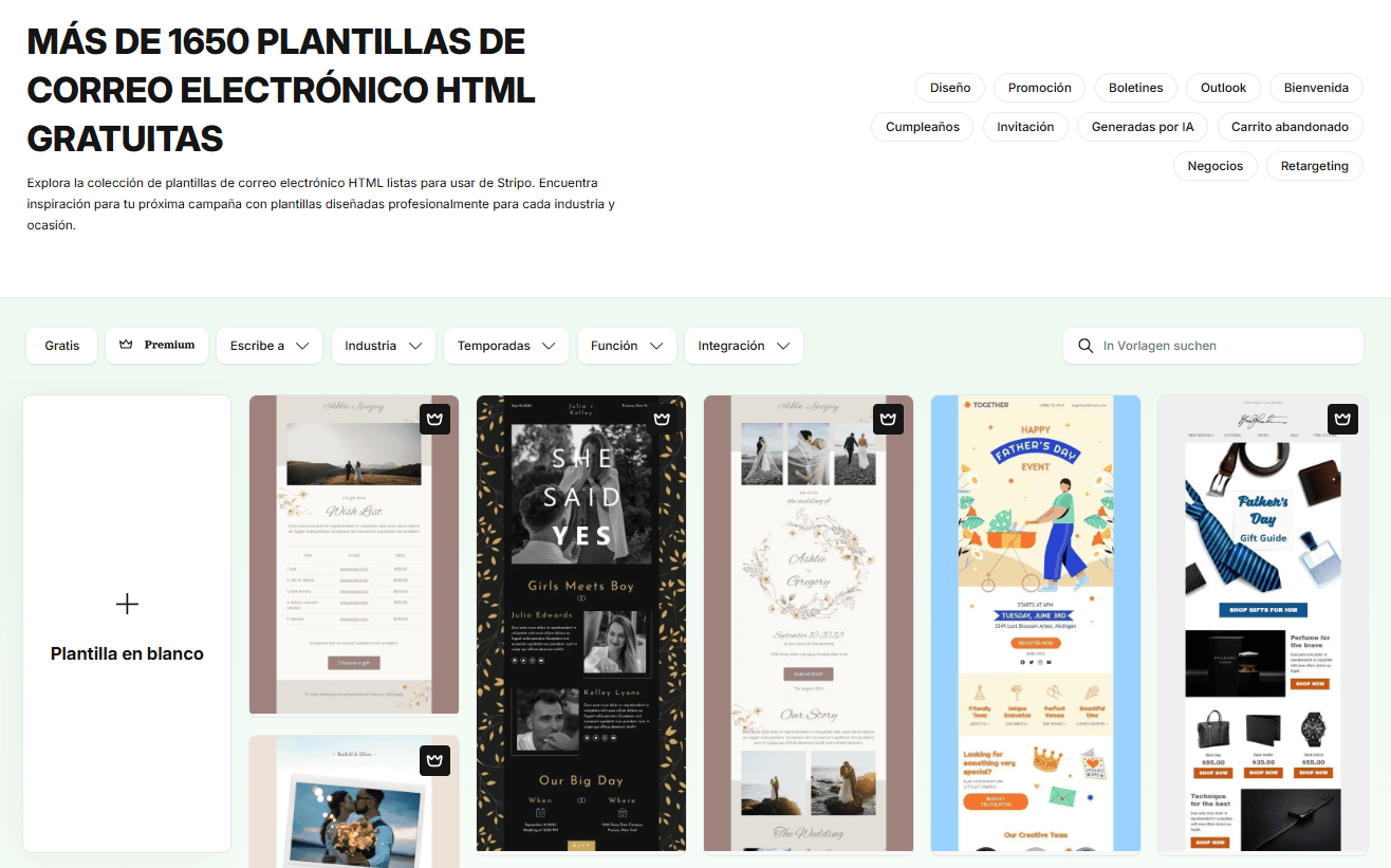 Plnatillas de email prediseñados en Stripo Plnatillas de email prediseñados en Stripo
