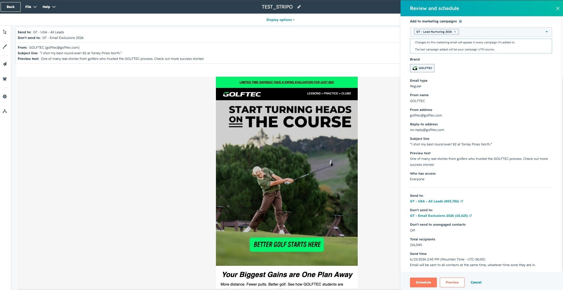 How the email marketing team completes the campaign setup in HubSpot How the email marketing team completes the campaign setup in HubSpot