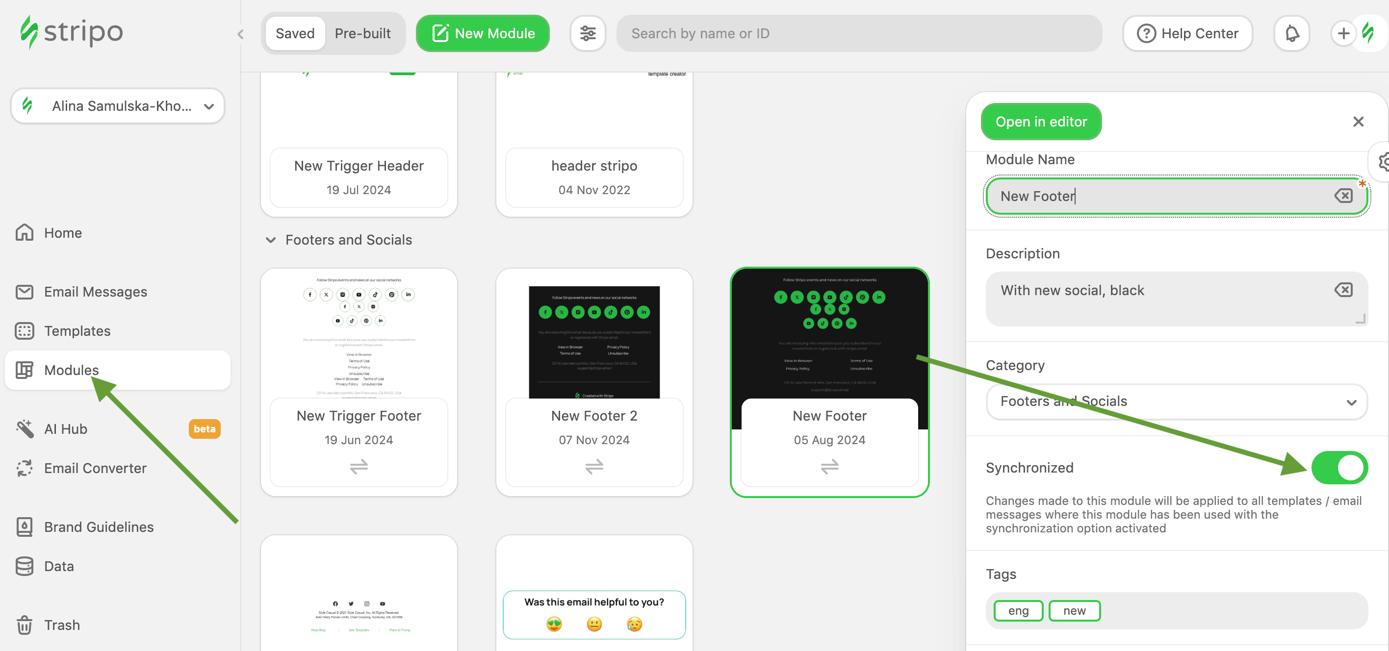 How to use synchronized modules for reusable content across multiple emails How to use synchronized modules for reusable content across multiple emails