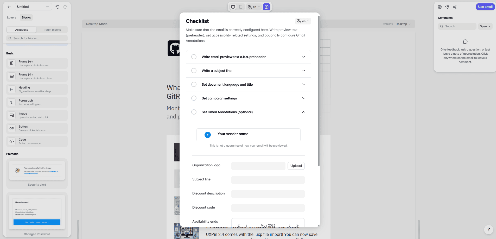 Tabular’s email design checklist Tabular’s email design checklist