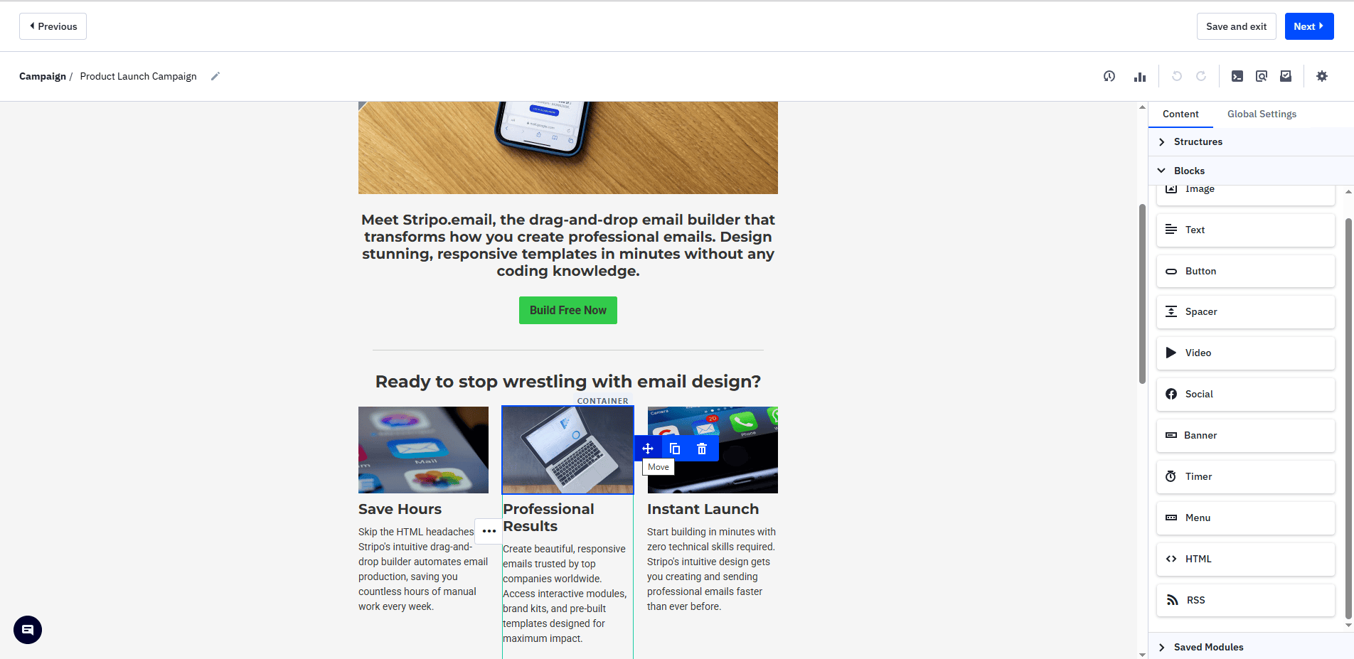 ActiveCampaign’s AI-powered email builder ActiveCampaign’s AI-powered email builder