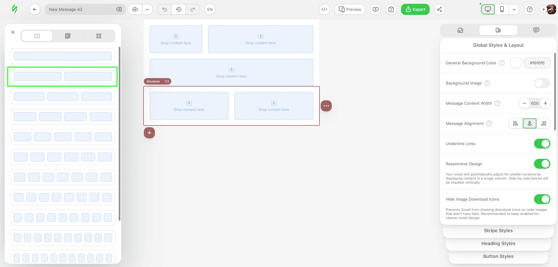 Estructura ideal para una firma de email
