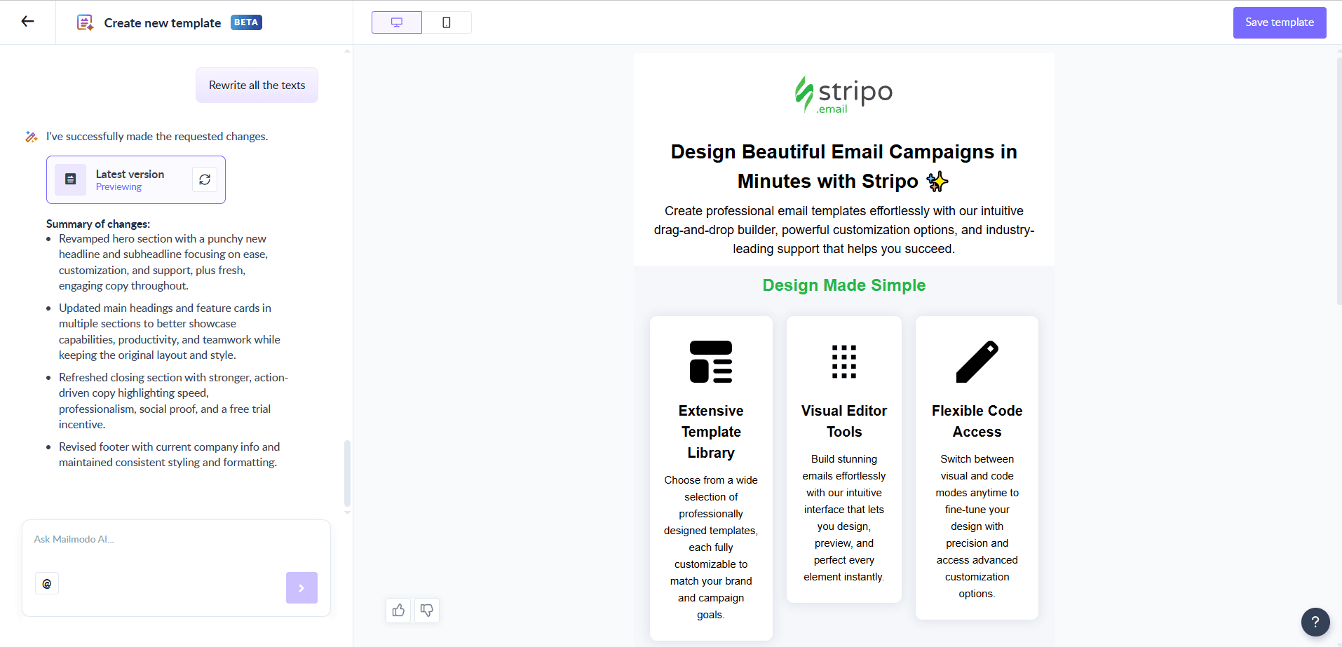 Mailmodo’s AI embedding brand elements into email Mailmodo’s AI embedding brand elements into email