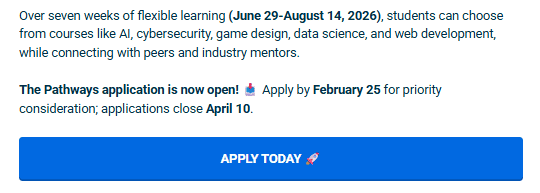 CTA example with urgency