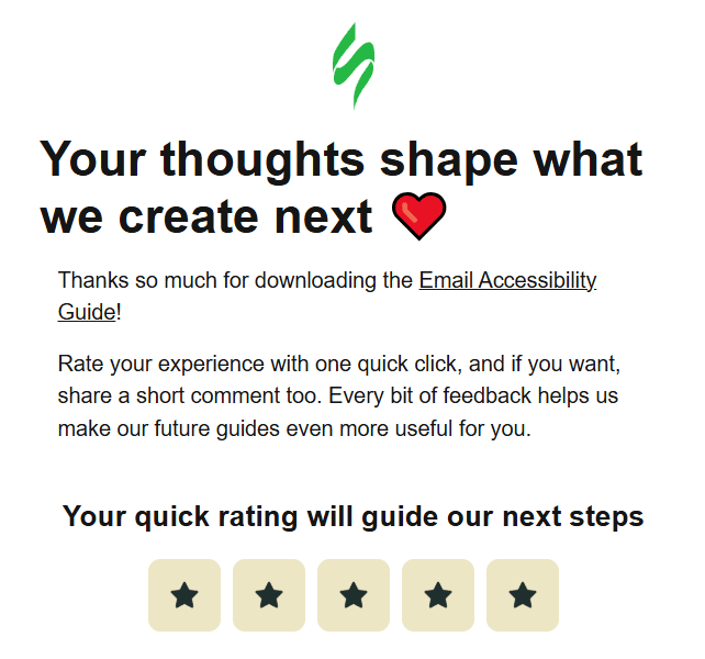 NPS survey email example NPS survey email example