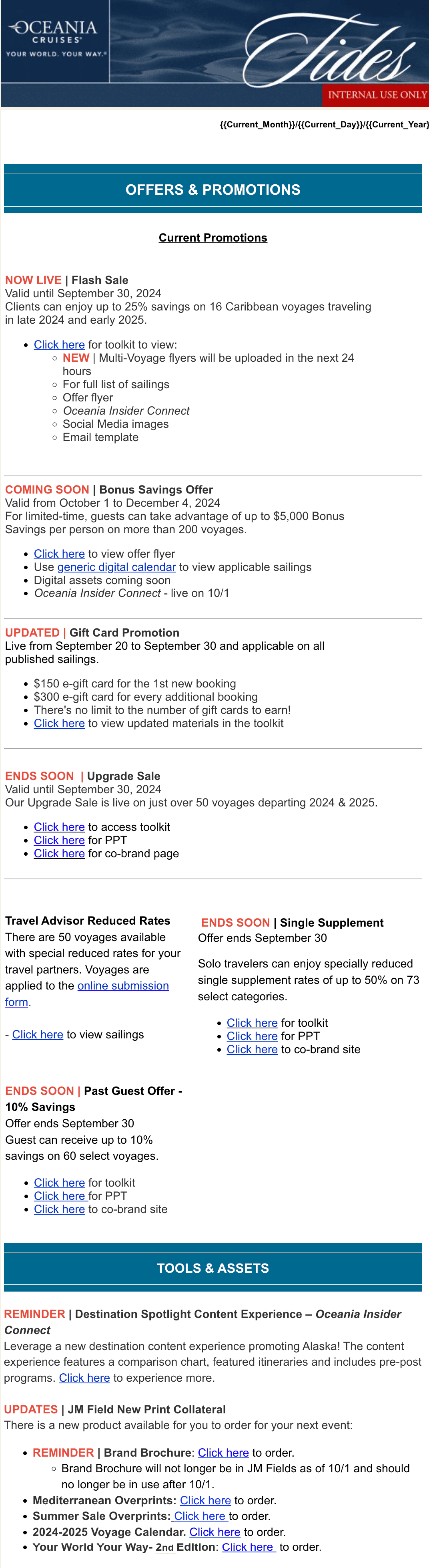 Example of an email made before Stripo Example of an email made before Stripo