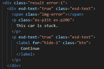 Change error message here Change error message here
