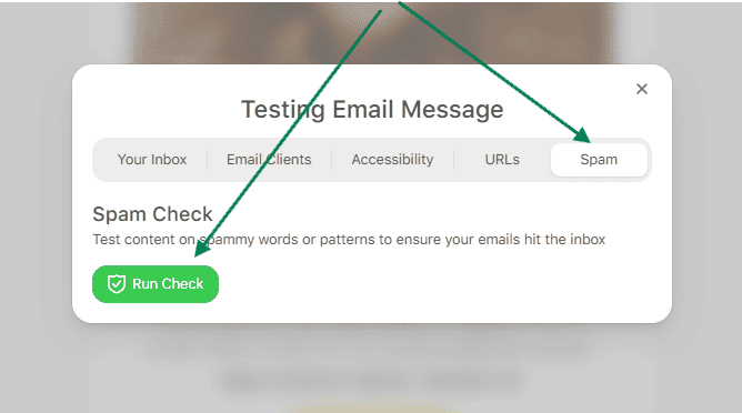 Example of Stripo’s Spam Checker Example of Stripo’s Spam Checker