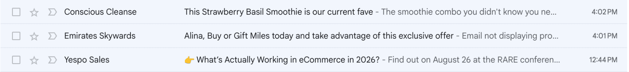 How does email look in the inbox How does email look in the inbox