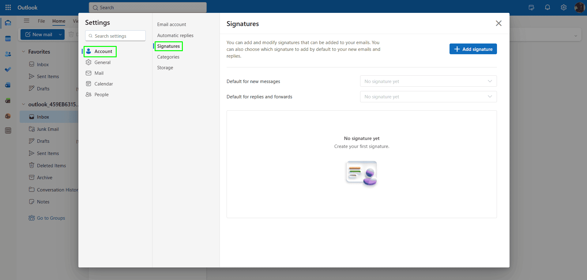 Gmail signature settings Gmail signature settings