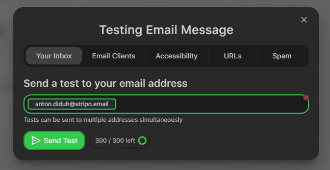 Test email Test email