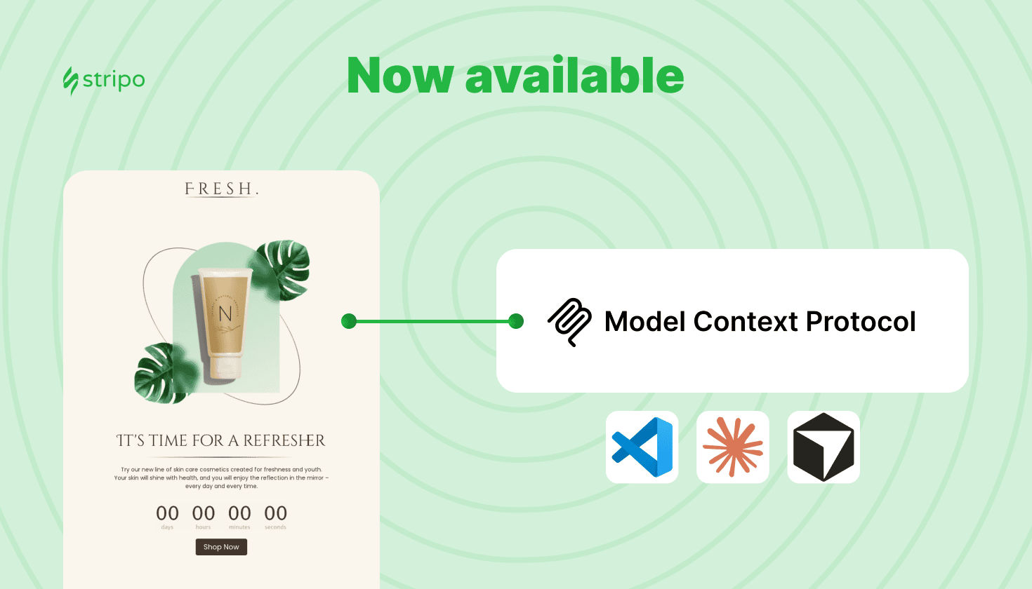 Stripo email design connected through Model Context Protocol