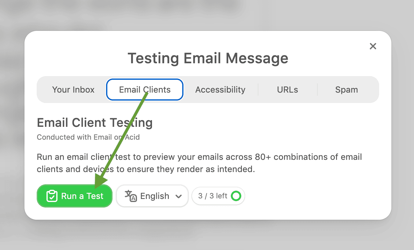 Email testing tools in the Stripo editor Email testing tools in the Stripo editor