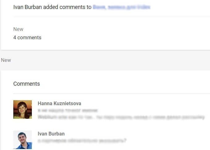 Both email notifications and in-app messages by Google Docs about comments _ Stripo Both email notifications and in-app messages by Google Docs about comments _ Stripo