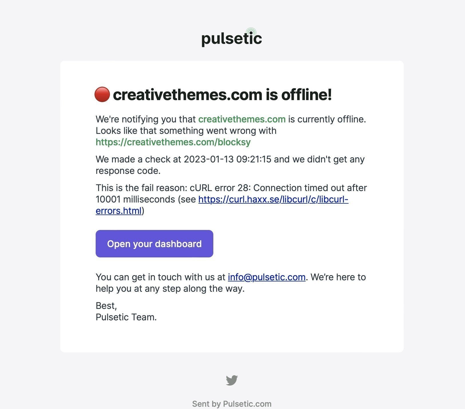 Email notifications example_Deliver one idea at a time Email notifications example_Deliver one idea at a time