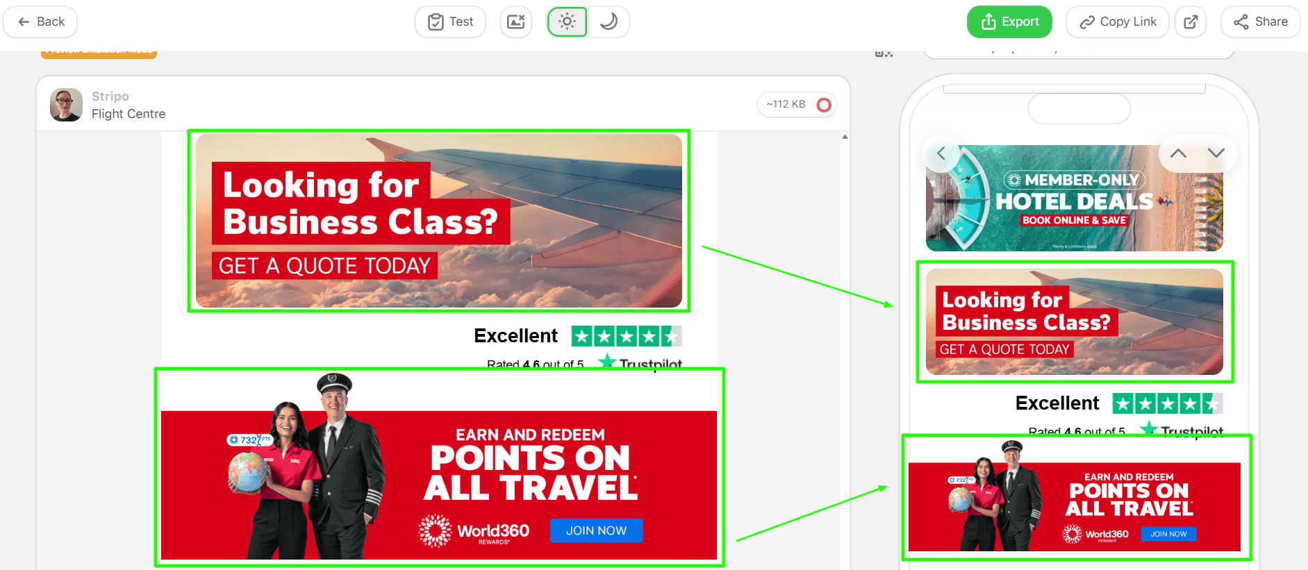 Mobile banner displaying correctly in Preview mode after the fix Mobile banner displaying correctly in Preview mode after the fix
