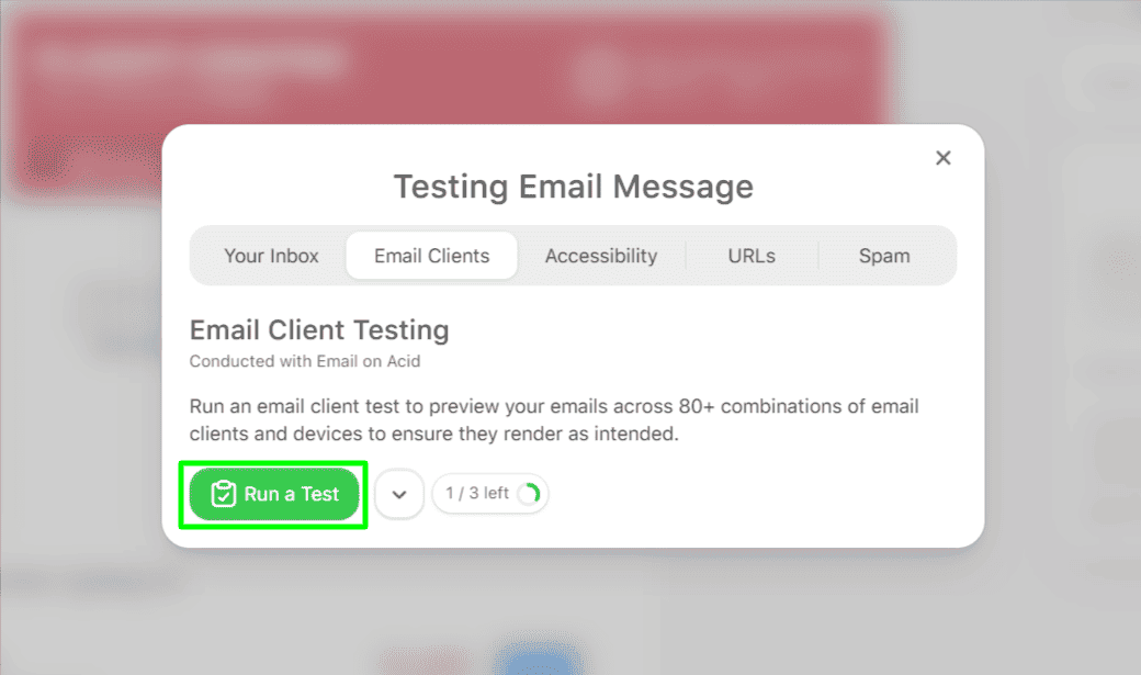 Testing email rendering with Email on Acid in Stripo Testing email rendering with Email on Acid in Stripo