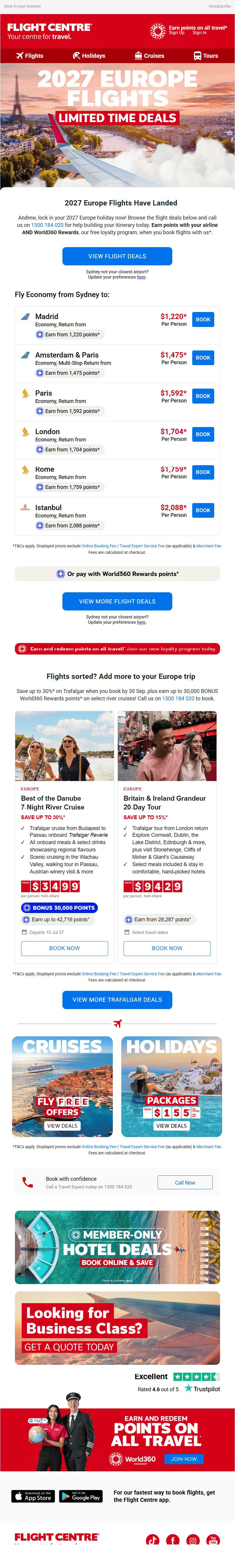 Example of an email from Email Love Example of an email from Email Love